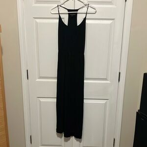 Banana Republic Black Halter Maxi Sundress